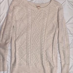 Target cream sweater